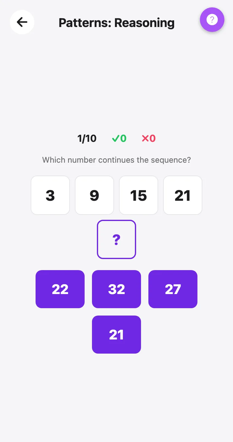 Patterns: Reasoning — screenshot